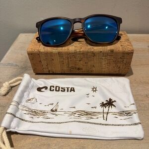 Costa Del Mar 'Sullivan' Matte Tortoise/ Blue Mirror 06S2002 20020553 SuL 191